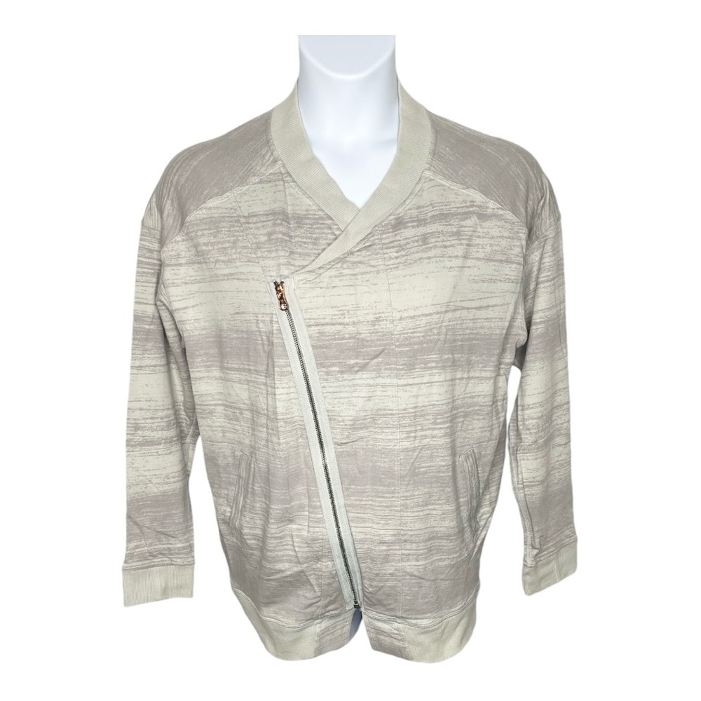 Lululemon Mula Bundle Wrap Jacket Silver Spoon Gray, Size 10